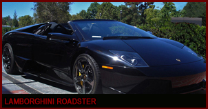 Lamborghini Murcielago RoadsterConvertible Black on Black with Custom sounds, power locks, power windows and automatic transmission.