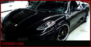 Ferrari 430: Fully Loaded, Custom 20 wheels with matching black and yellow calipers, Custom sound system with Ipod hook up.