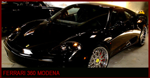 Ferrari 360 $1,900 a day or $11,500 a week 20 wheels with red calipers, power windows, power seats and F1 Transmission