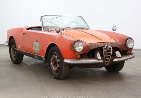 1959 Alfa Romeo Giulietta Normale Spider