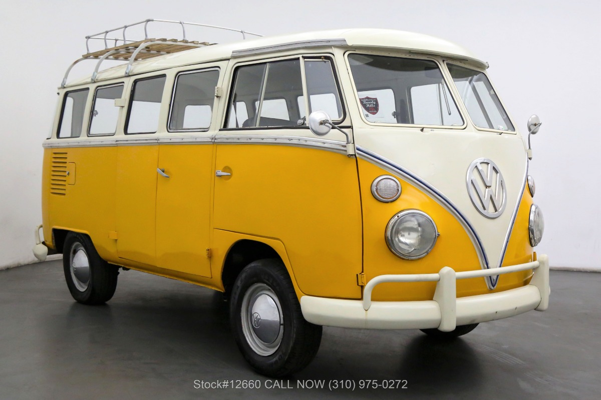 Yellow sales volkswagen van