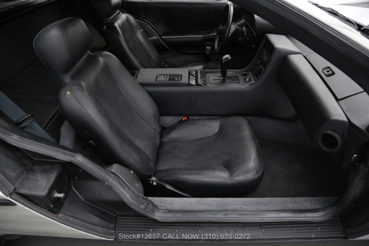 delorean black interior