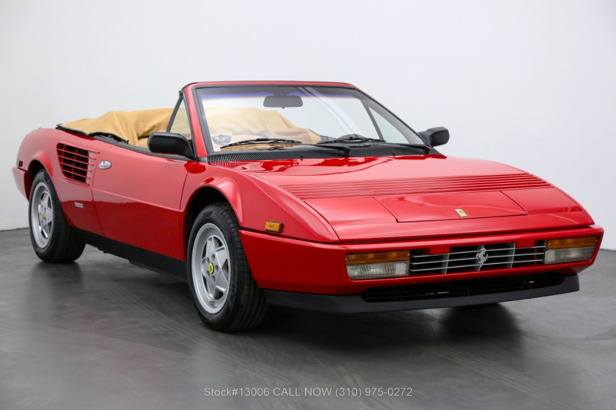 old ferrari cabrio