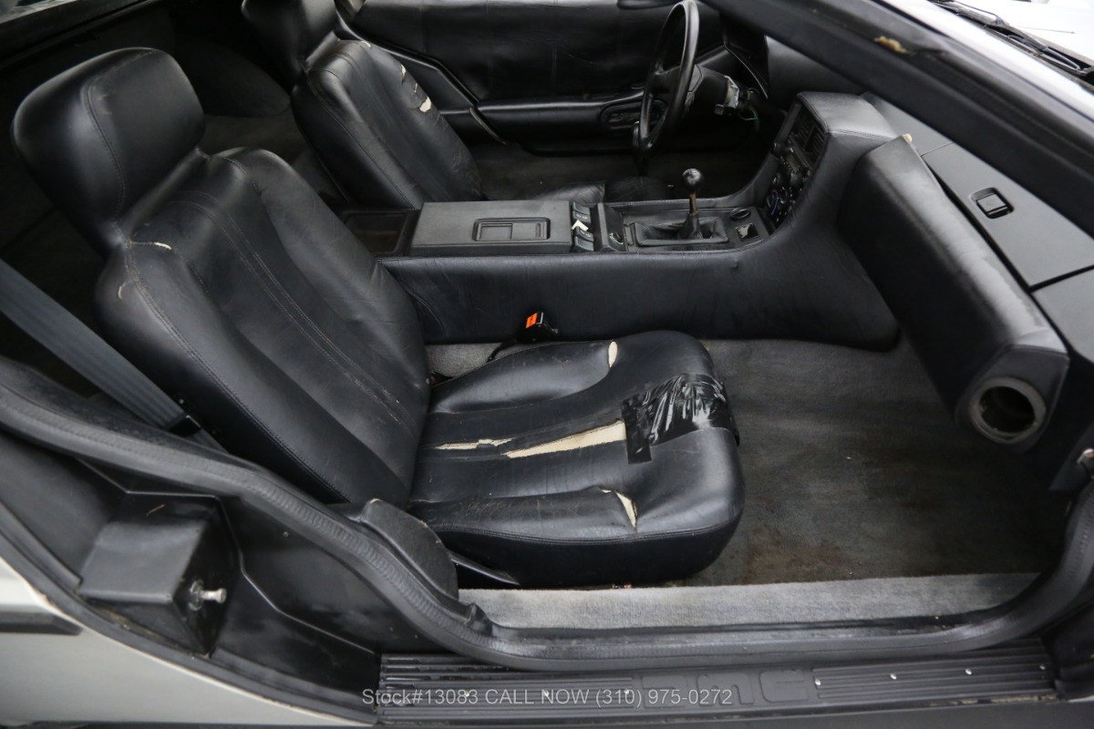 delorean black interior