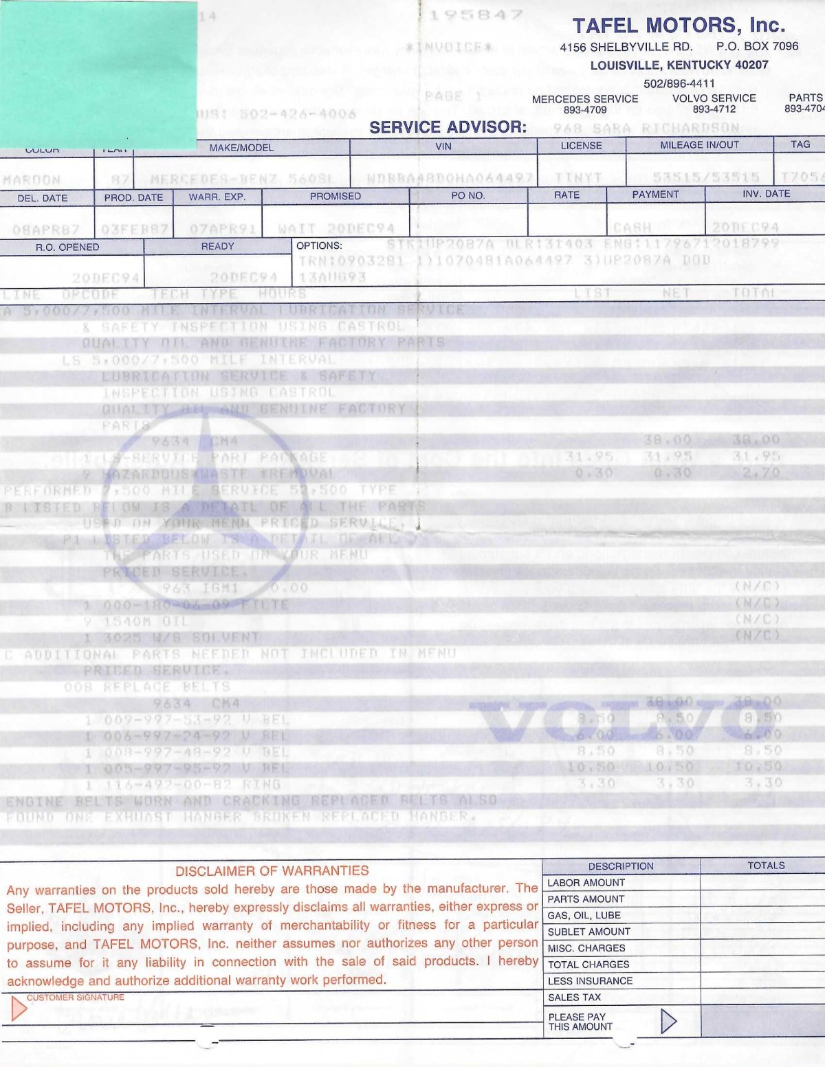 Used 1987 Mercedes-Benz 560SL | St. Petersburg, FL