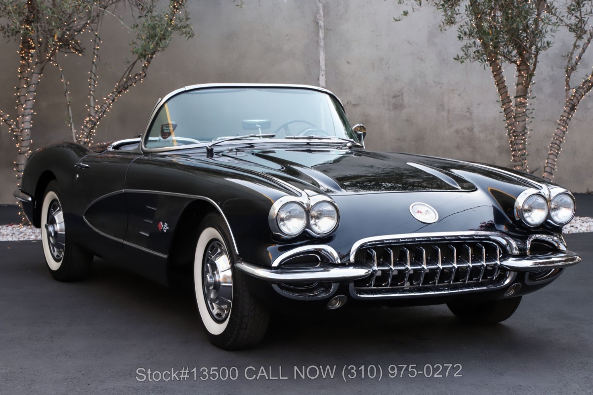 1960 Corvette Convertible Top Black