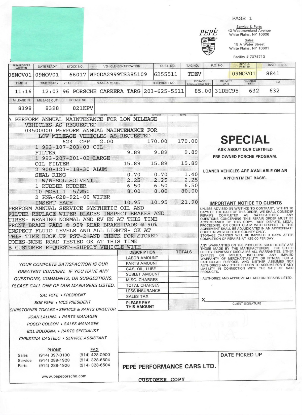 Used 1996 Porsche 993 Targa | St. Petersburg, FL
