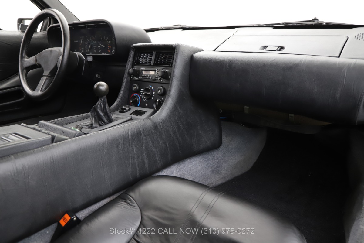 delorean black interior