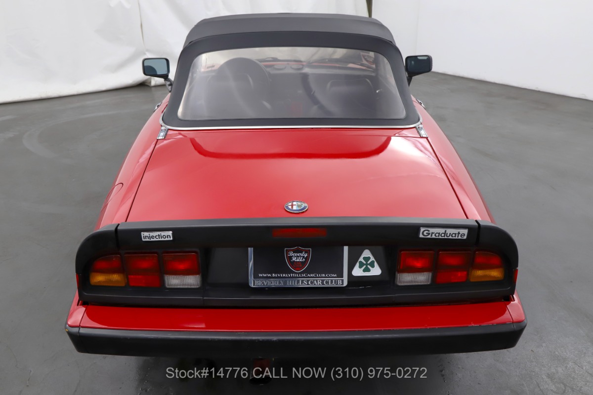 Used 1986 Alfa Romeo Spider Graduate Convertible | Los Angeles, CA