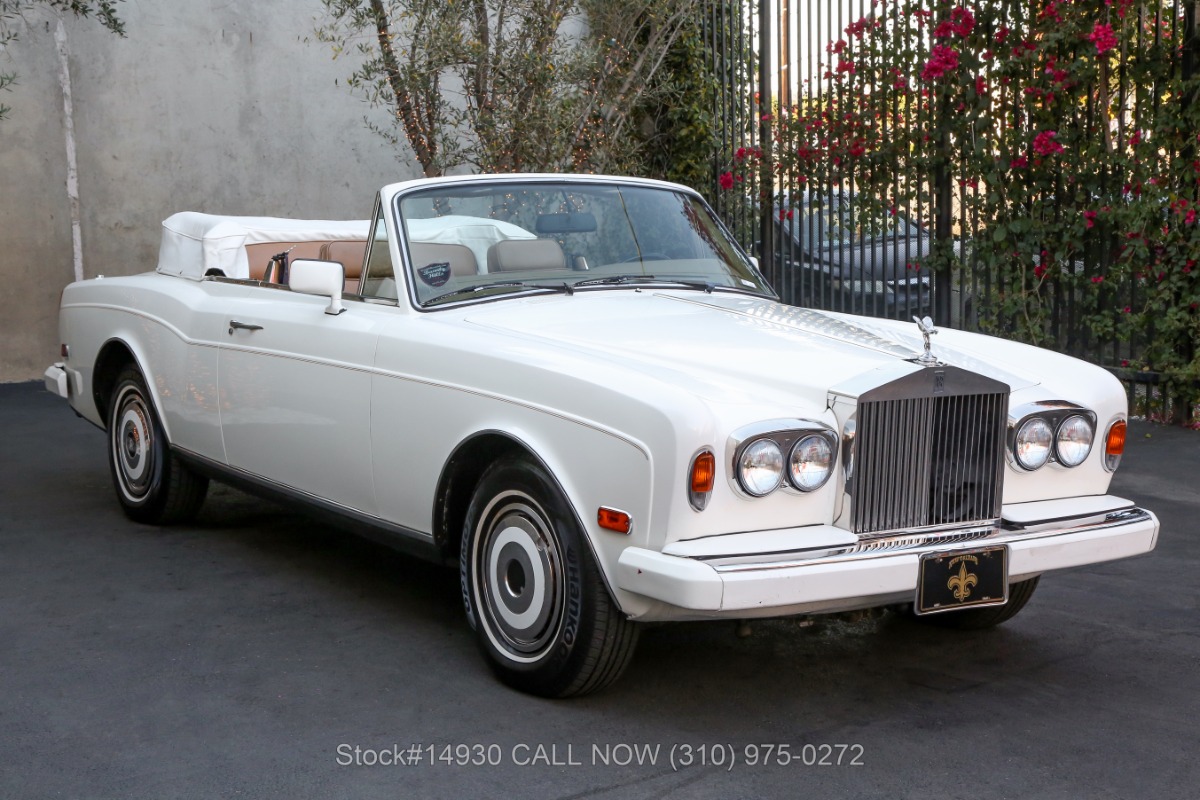 1988 RollsRoyce Corniche II for sale on BaT Auctions  sold for 51500 on  December 30 2022 Lot 94734  Bring a Trailer