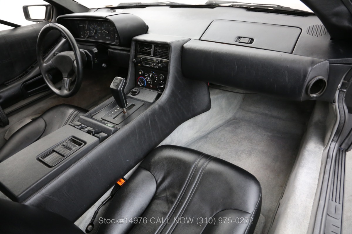 delorean black interior