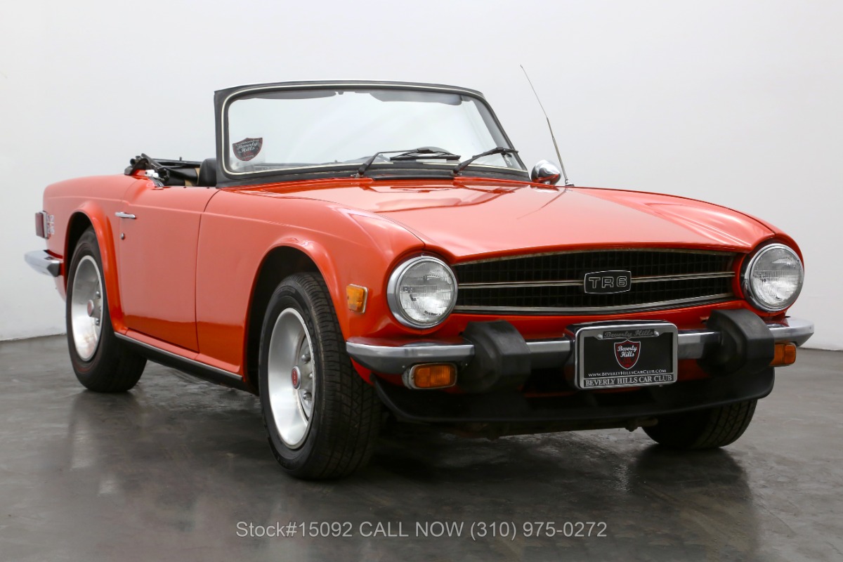 italiensk Manhattan lotus 1976 Triumph TR6 | Beverly Hills Car Club