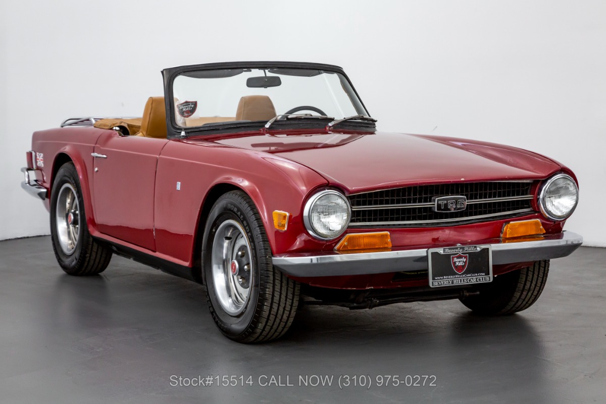 pilot mount Ristede 1970 Triumph TR6 | Beverly Hills Car Club