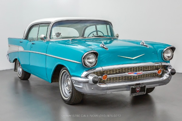 1957 Chevrolet Bel Air 4-Door No Post Hardtop Sedan