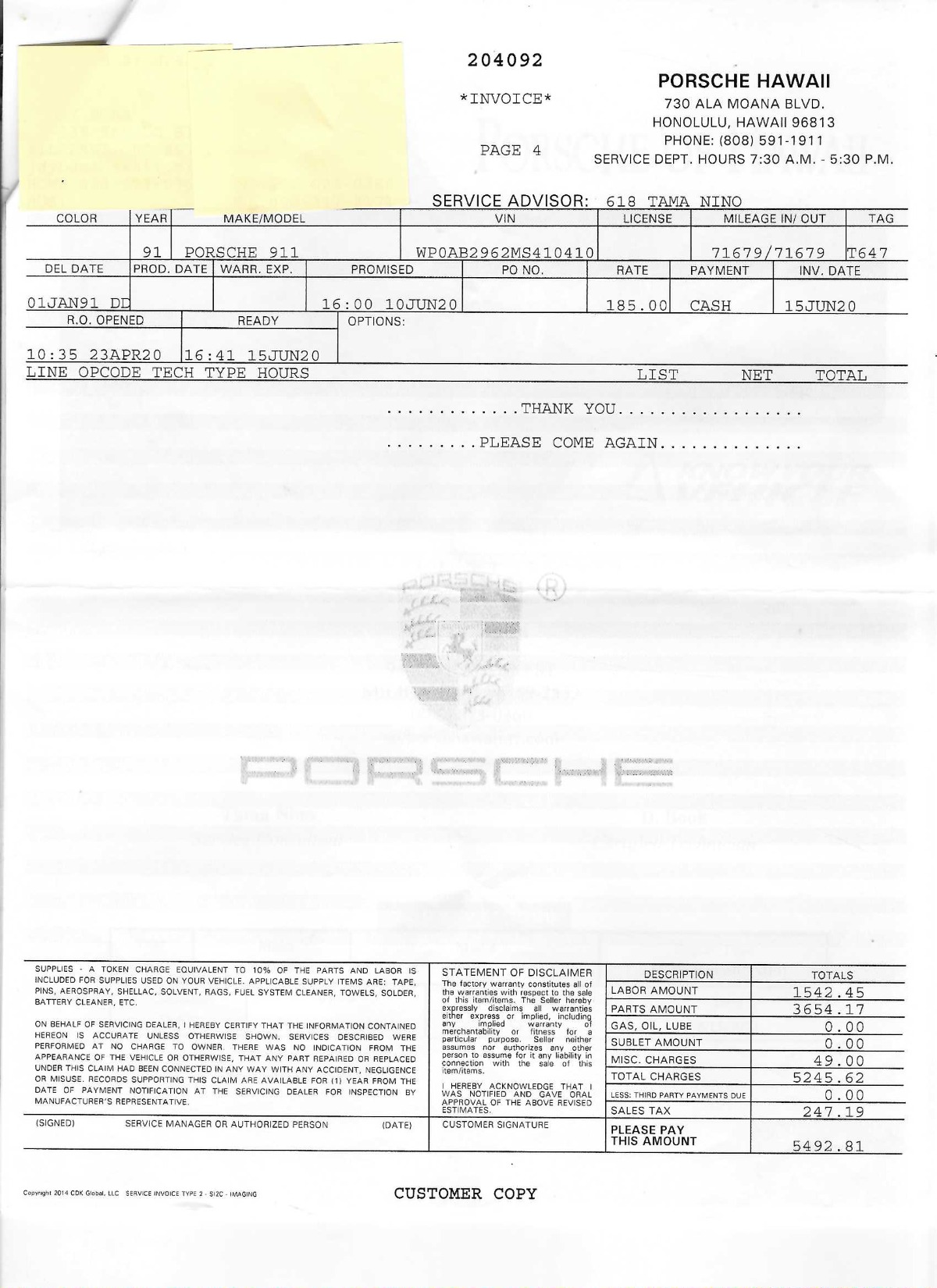 Used 1991 Porsche 964 Carrera Coupe | Los Angeles, CA