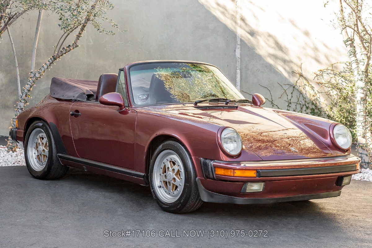 1986 Porsche Carrera Cabriolet 
