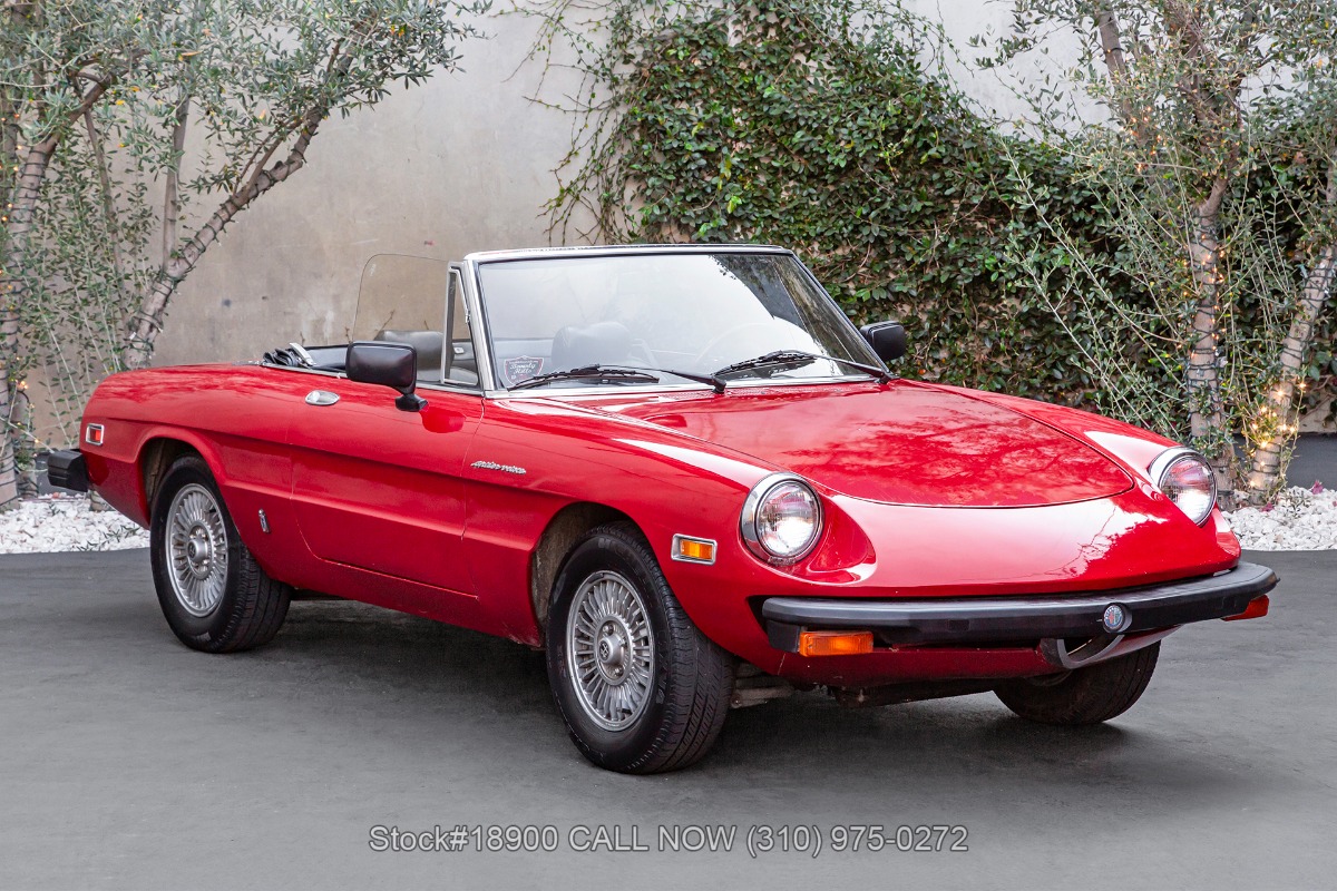 1980 Alfa Romeo Spider Veloce 5-Speed