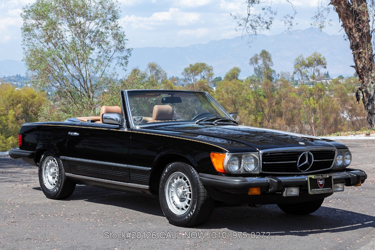 1983 Mercedes-Benz 380SL with 2 tops