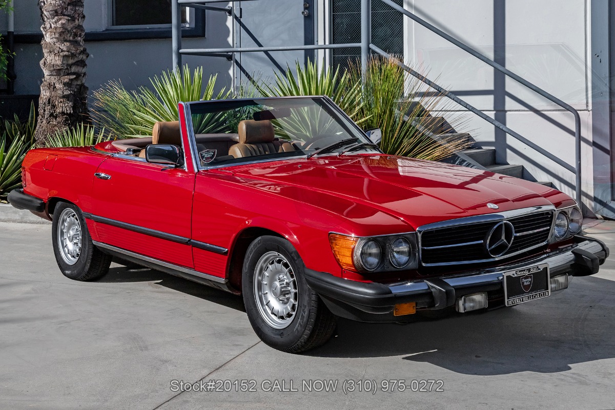 1985 Mercedes-Benz 380SL with 2 tops