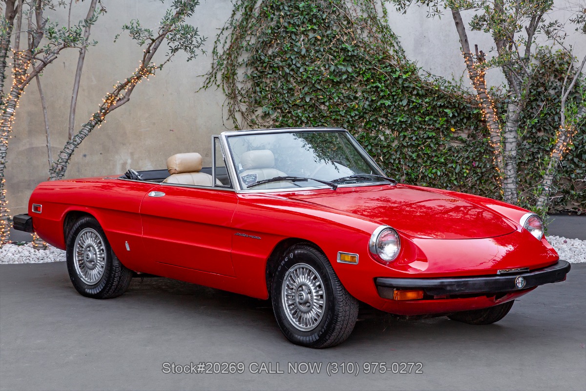 1978 Alfa Romeo Spider Veloce 2000 