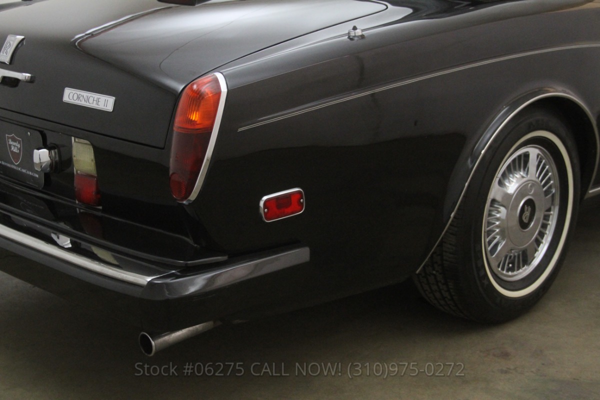 Corniche Vi Rear View 1986 Rolls-Royce Corniche | Beverly Hills Car Club