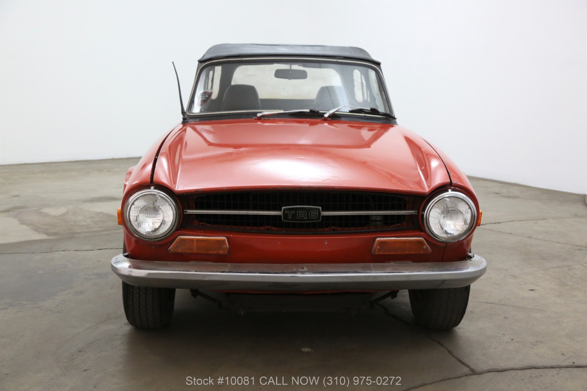 1971 Triumph TR6 with 2 Tops | Beverly Hills Car Club