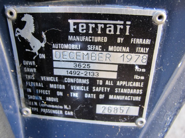 Used 1978 Ferrari 308 GTS | Los Angeles, CA
