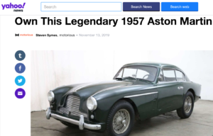 own this 1957 Aston Martin DB2/4