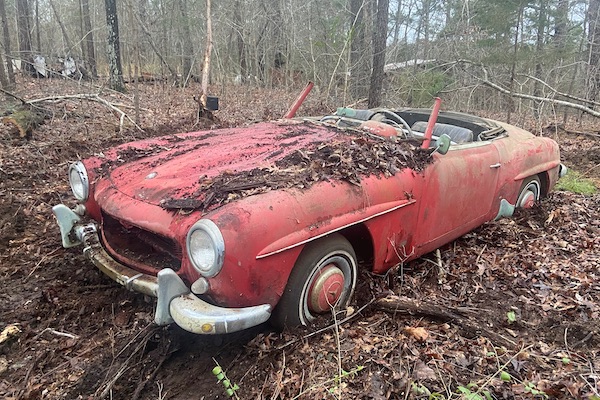 red-1960-mercedes-190sl-barn-find