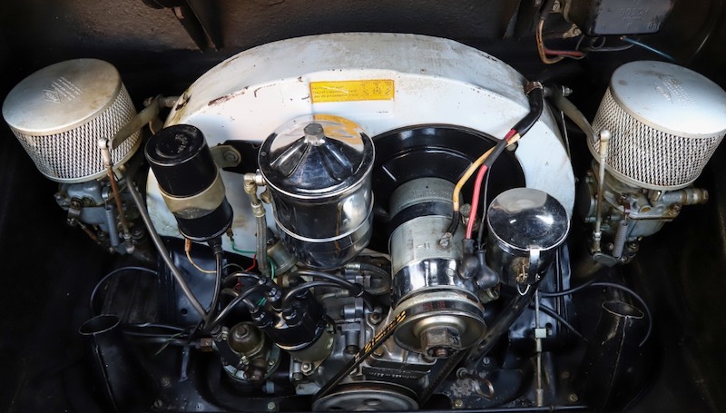 1957 Porsche 356A Speedster engine