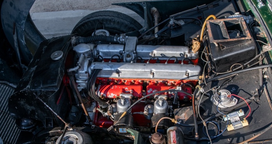 1957 Aston Martin DB2 engine