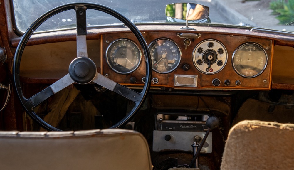 1957 Aston Martin DB2 interior