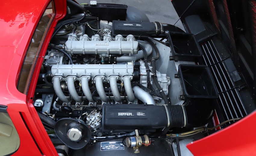 1984 Ferrari 512BBi Berlinetta Boxer engine