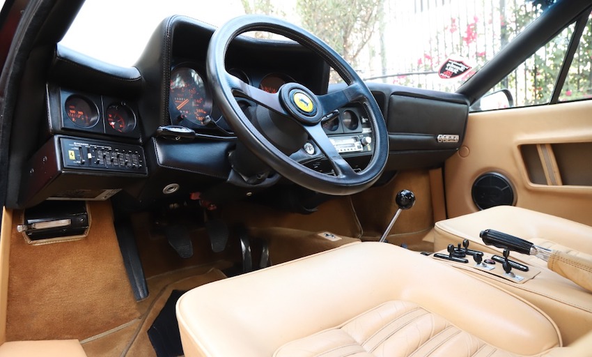 1984 Ferrari 512BBi Berlinetta Boxer interior