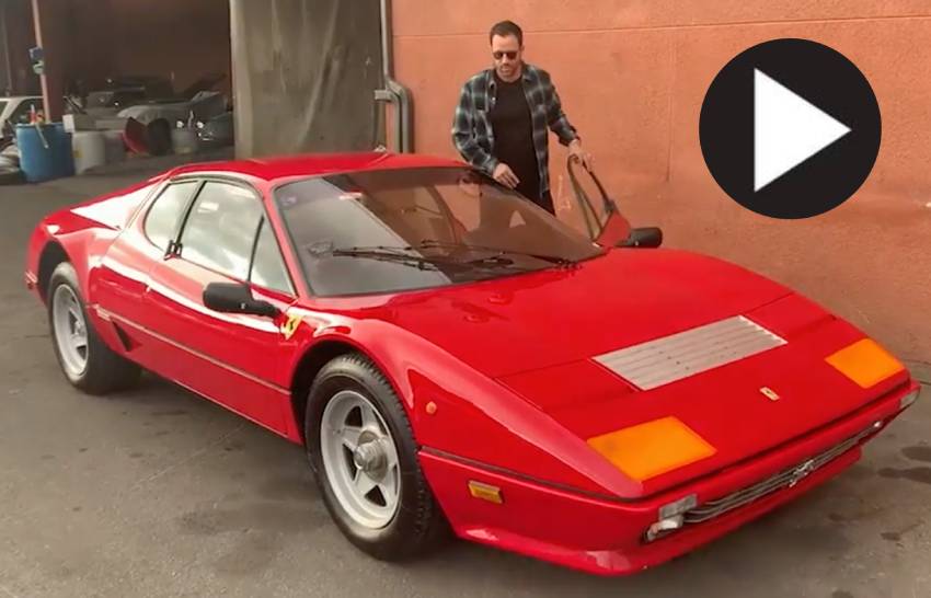 Driving a 1984 Ferrari 512BBi Berlinetta Boxer