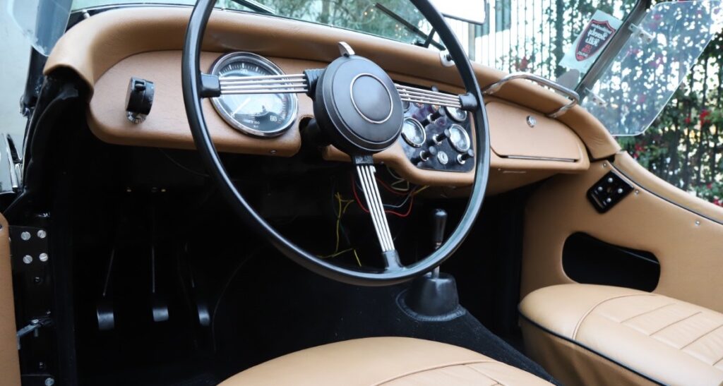 1960 Triumph TR3 interior