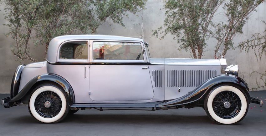 1933 Rolls-Royce 20:25 Coupe Coachwork By Park Ward side view