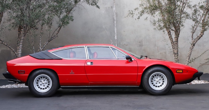 1975 Lamborghini Urraco P250 side view