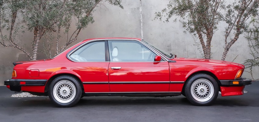 1987 BMW M6 side view