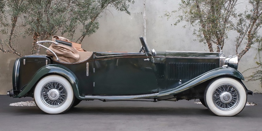 1933 Rolls-Royce Drophead Coupe-side view
