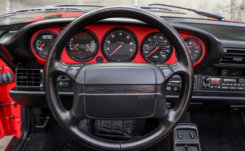 1994 Porsche 911 Speedster interior