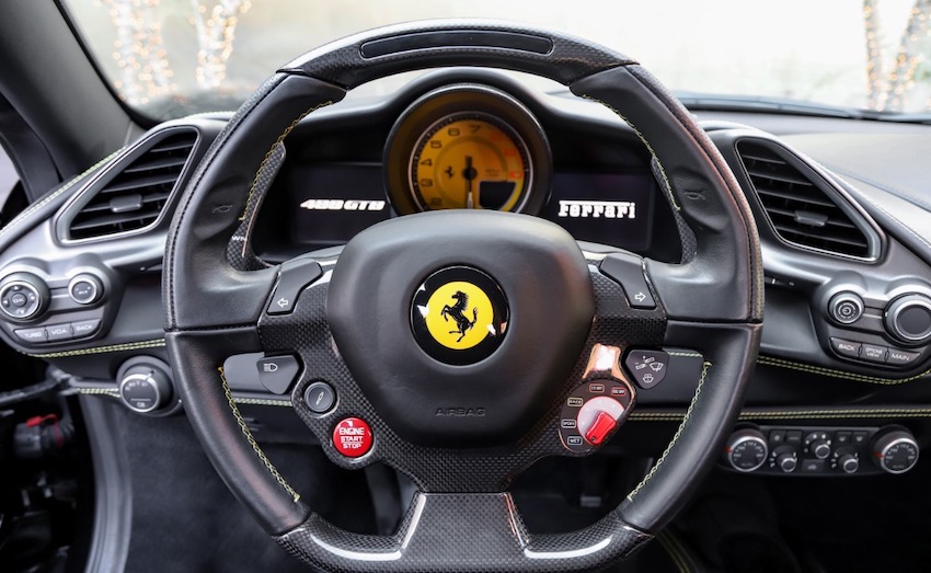 2016 Ferrari 488GTB interior
