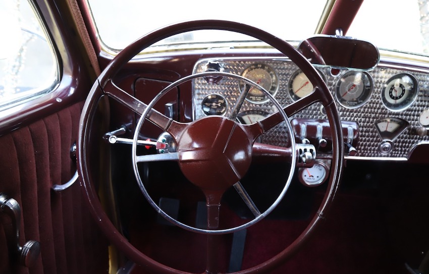 1936 Cord 810 Westchester Sedan interior