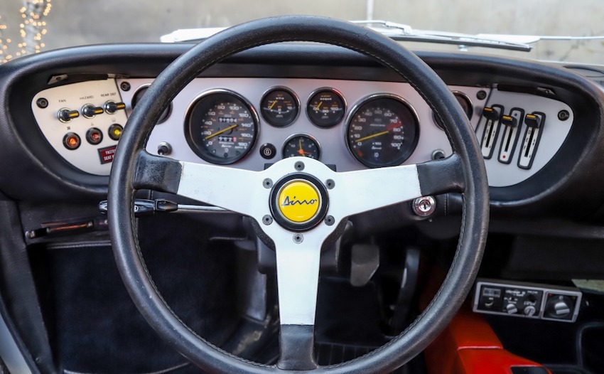 1975 Ferrari 308GT4 Dino interior