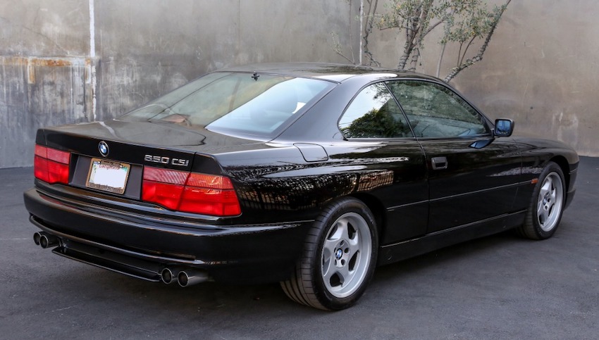 1994 BMW 850CSI 6-Speed rear view