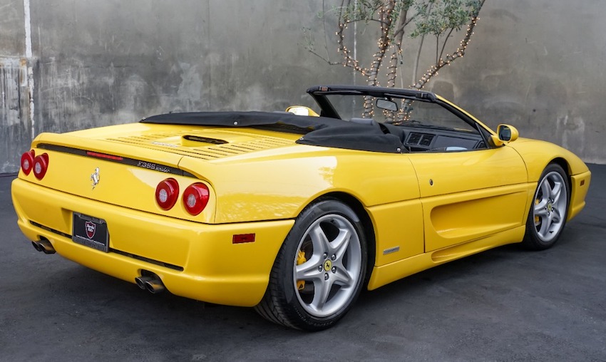 1997 Ferrari F355 Spider rear view