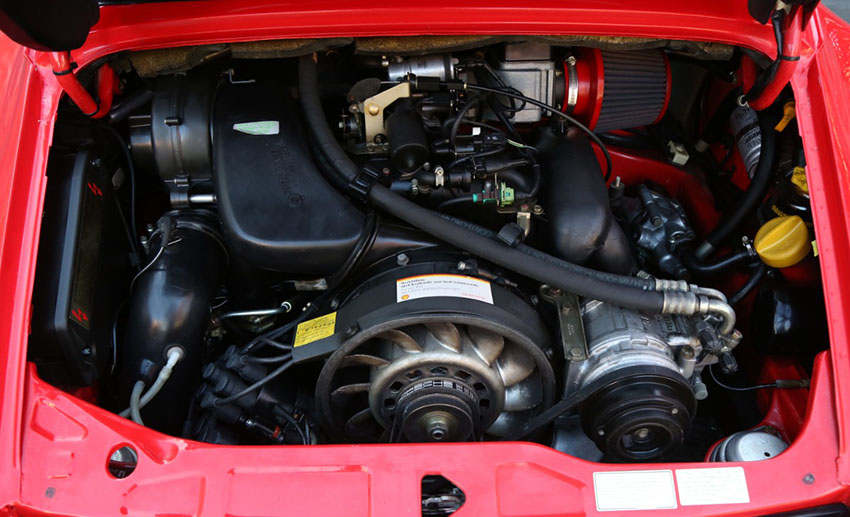 1994 Porsche 964 Carrera 4 Wide-Body Coupe engine