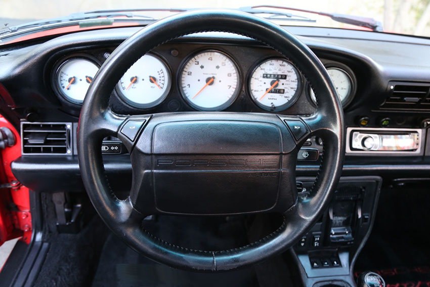 1994 Porsche 964 Carrera 4 Wide-Body Coupe interior