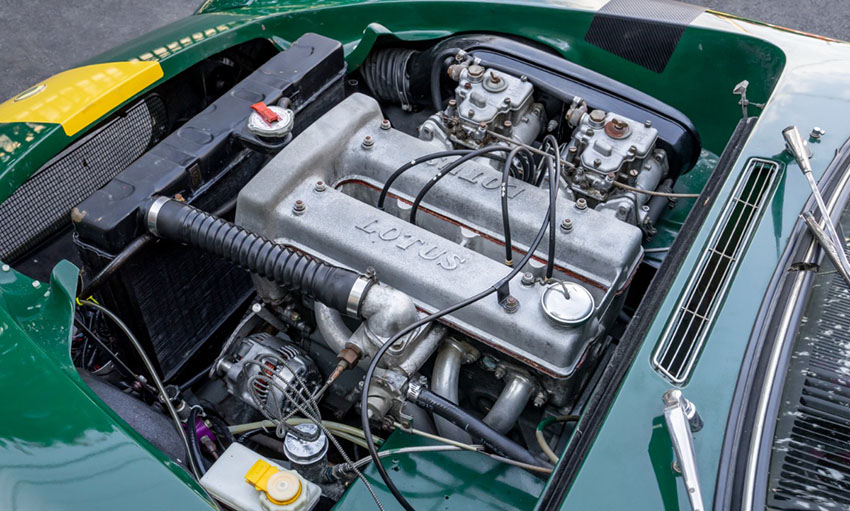 1966 Lotus Elan Series II Drop Head Coupe engine
