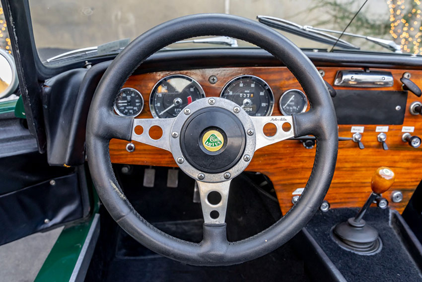 1966 Lotus Elan Series II Drop Head Coupe interior